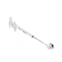 Gas stay lift 100n with soft closing white