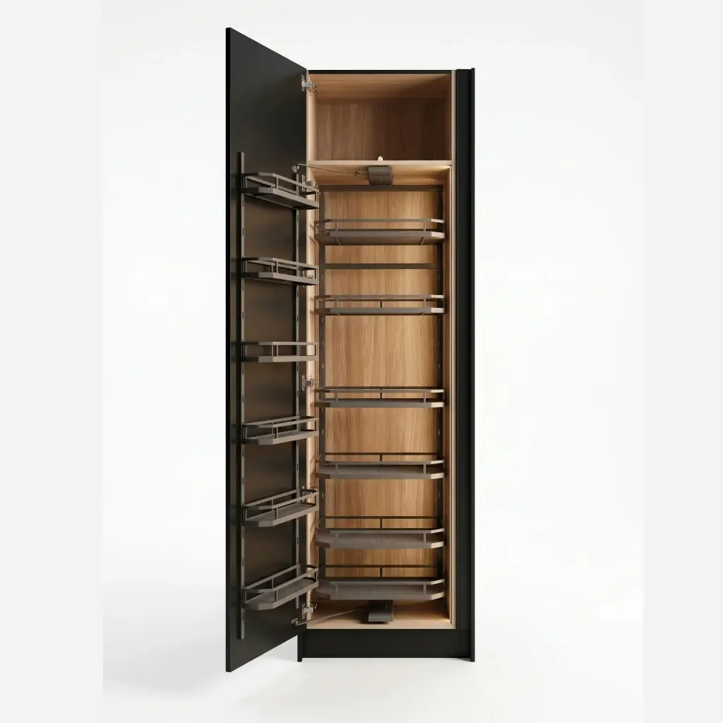 Pantry unit , cabinet size 600 ；6-layer ；530×515×(1920-2190)mm