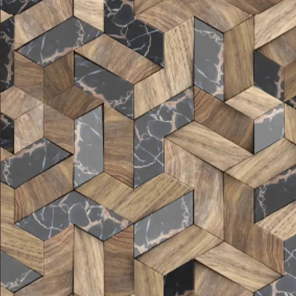 UV Lac ArtWOOD MARBLE MDF GREEN