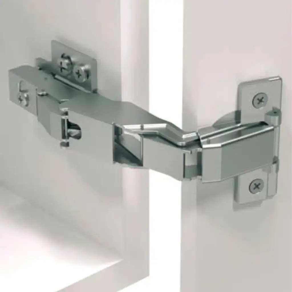 Angular hydraulic hinge 165°, H=0