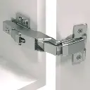 Angular hydraulic hinge 165°, H=0