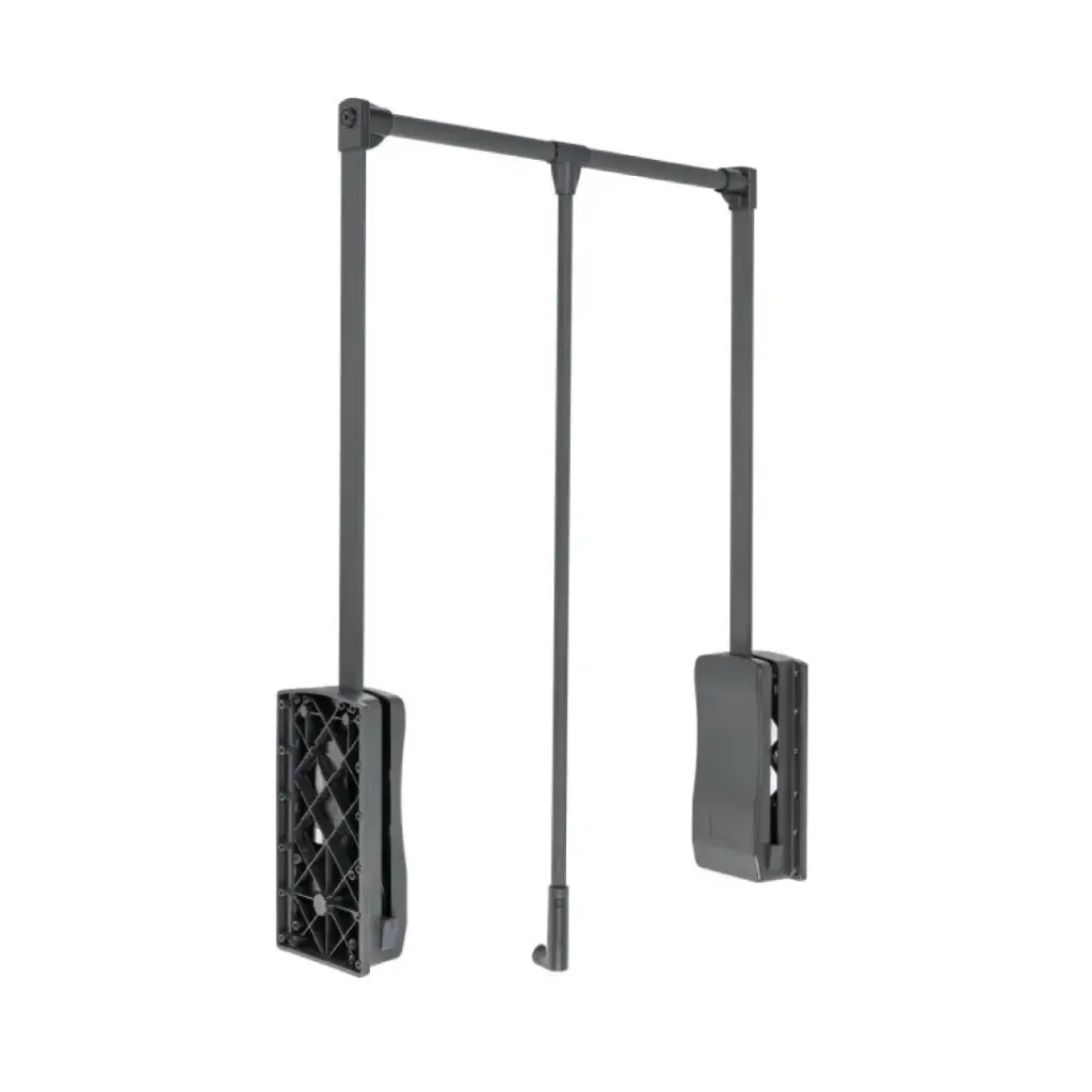 PULL DOWN WARDROBE RAIL 910mm  8 kg Anthracite