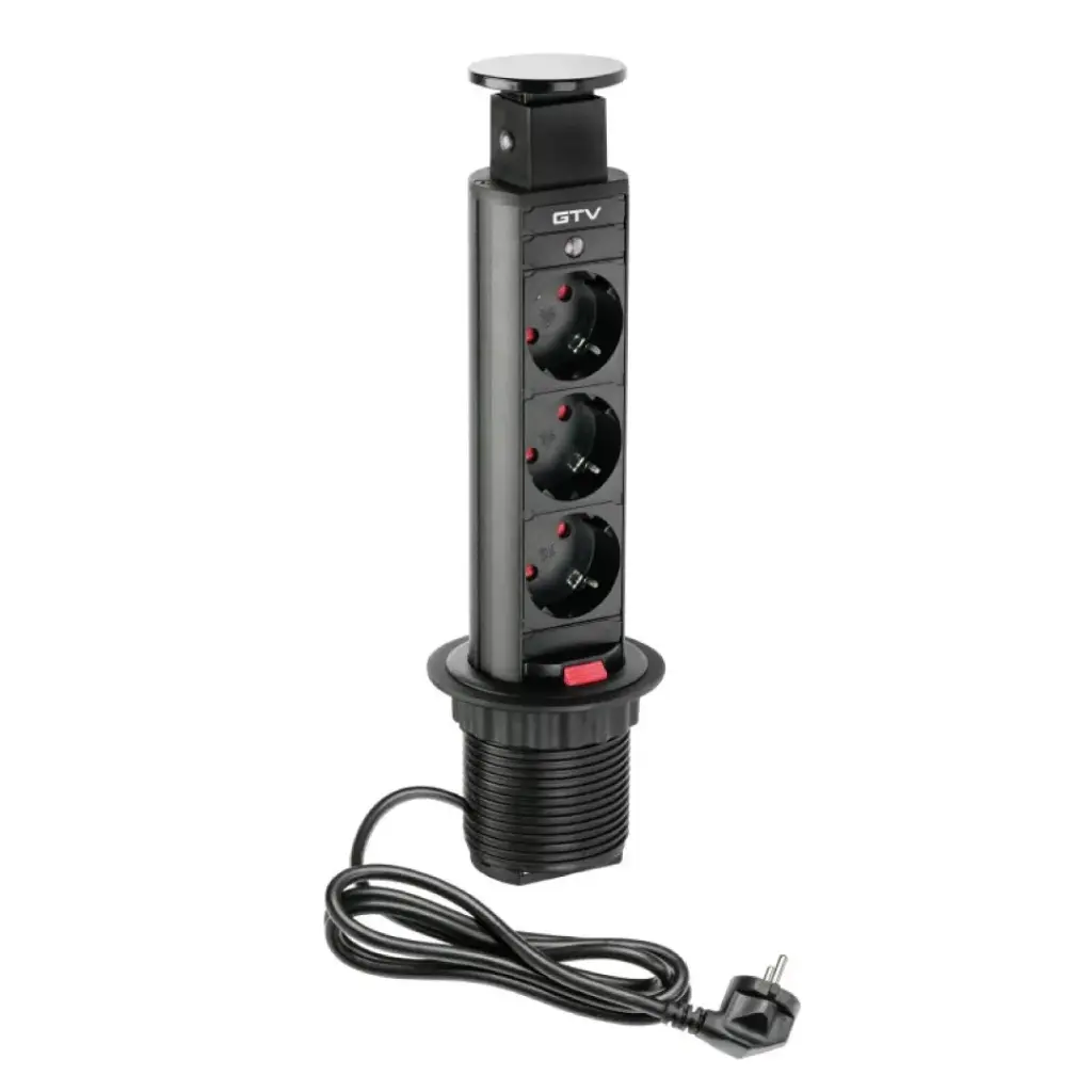 Pull out power socket - round 60
