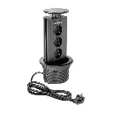 Pull-out desk outlet fi 100
