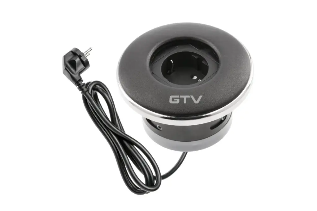 Shutter recessed furniture socket