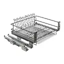 GTV MOVIX drainer drawer, 900, soft-close, without guides, front fastening, anthracite