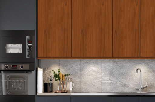 [03036] EDGE WOODEN MATT Montreal Walnut22*08 