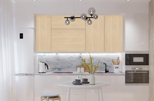 [03107] EDGE WOODEN MATT Niagara Oak 22*08 