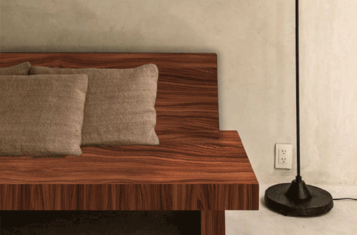 [03111] EDGE WOODEN MATT Kilimanjaro Rosewood 22*08