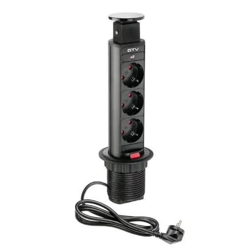 [AE-BPW3S60-20] Pull out power socket - round 60