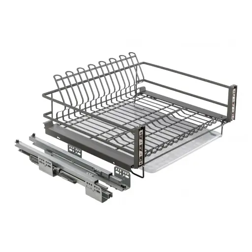 [OC-SZD900-60] GTV MOVIX drainer drawer, 900, soft-close, without guides, front fastening, anthracite