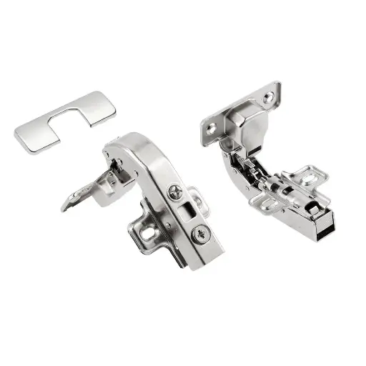[ZM-HCKT90-BE-S] Self-closing hinge/hydraulic angular 90° roller H=0